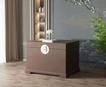 New Chinese Style Bedside Cupboard-ID:103563076
