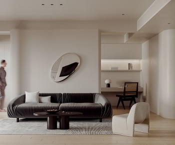Wabi-sabi Style A Living Room-ID:495054015