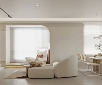 Wabi-sabi Style A Living Room-ID:287492991