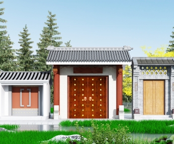 Chinese Style Building Component-ID:150734904
