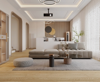 Modern A Living Room-ID:588519104