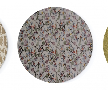 Modern Circular Carpet-ID:515310056