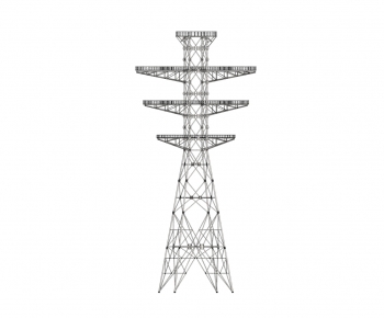 现代高压线铁塔-ID:472626929