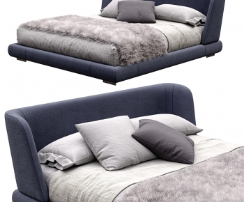 Modern Double Bed-ID:734236005