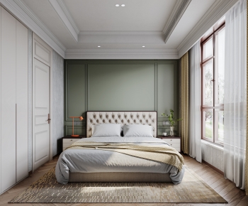 Simple European Style Bedroom-ID:626535895