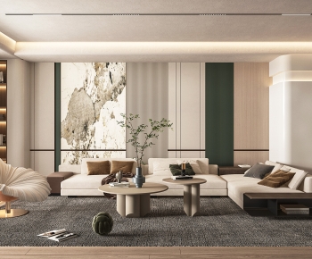 Wabi-sabi Style A Living Room-ID:571815975