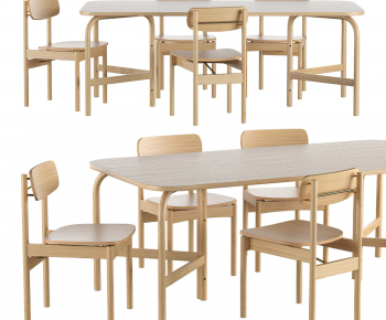 Modern Dining Table And Chairs-ID:884634023