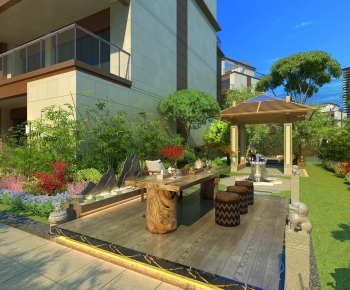 New Chinese Style Courtyard/landscape-ID:392100105