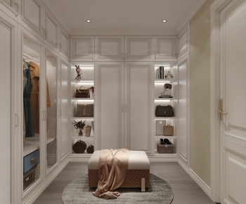 Simple European Style Clothes Storage Area-ID:207521922