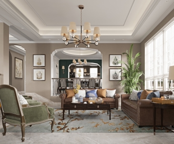 American Style A Living Room-ID:569859036