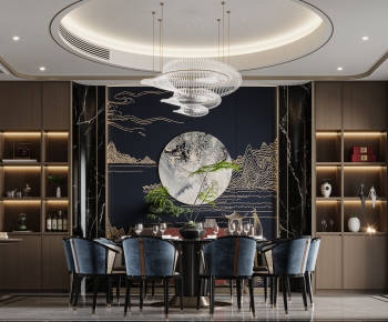 New Chinese Style Dining Room-ID:966520367