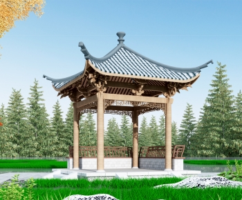 Chinese Style Building Component-ID:231740563