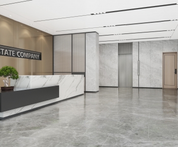 Modern Office Reception Desk-ID:832911013