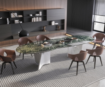 Modern Dining Table And Chairs-ID:892817024