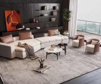 Modern Sofa Combination-ID:897299055