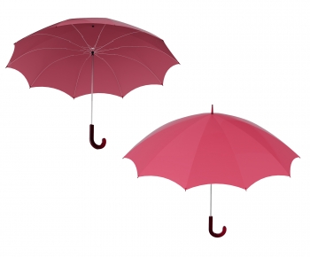 现代红色雨伞-ID:133659866