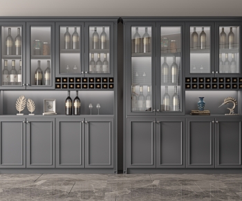 American Style Wine Cabinet-ID:337863922