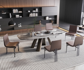 Modern Dining Table And Chairs-ID:310930015