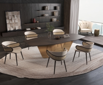 Modern Dining Table And Chairs-ID:803730969