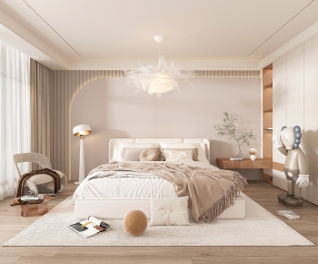 Modern Wabi-sabi Style Bedroom-ID:579036003