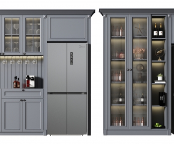 American Style Wine Cabinet-ID:604979998