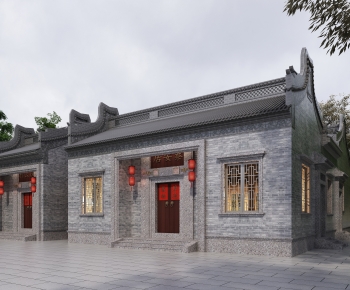 Chinese Style New Chinese Style Ancient Architectural Buildings-ID:527352092