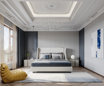 Simple European Style Bedroom-ID:157717941