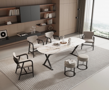 Modern Dining Table And Chairs-ID:118884098