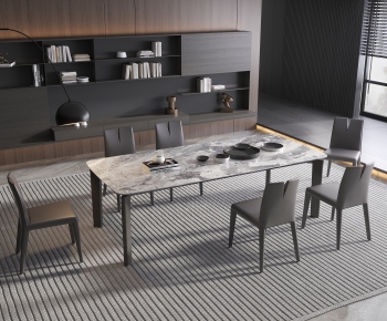 Modern Dining Table And Chairs-ID:204926011