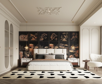 French Style Bedroom-ID:809556012