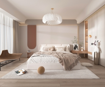 Wabi-sabi Style Bedroom-ID:426851035