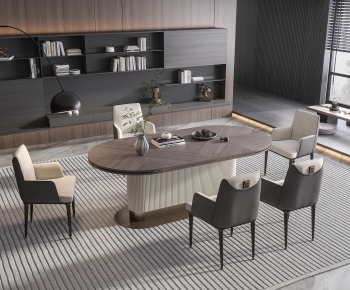Modern Dining Table And Chairs-ID:359239683
