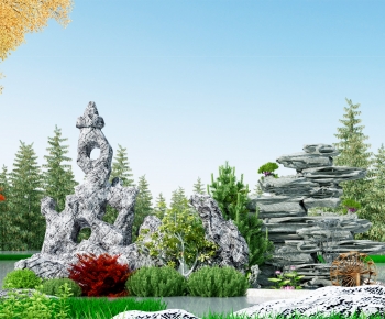 New Chinese Style Garden-ID:590970049