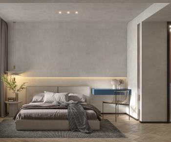 Modern Wabi-sabi Style Bedroom-ID:673882969