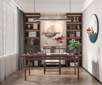 New Chinese Style Study Space-ID:905165917