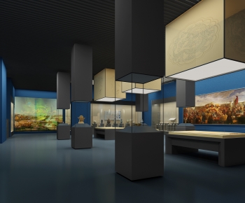 New Chinese Style Exhibition Hall-ID:858886001