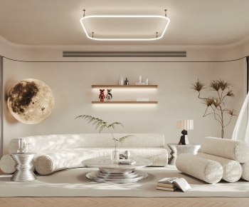 Wabi-sabi Style A Living Room-ID:203166969