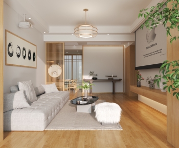 Japanese Style A Living Room-ID:849179032