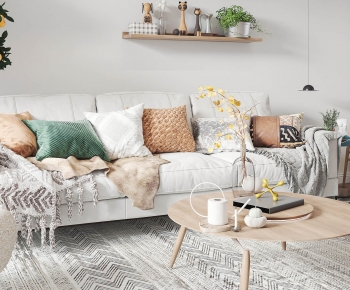 Nordic Style Sofa Combination-ID:620923047