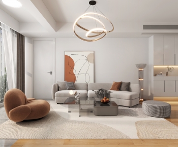 Modern A Living Room-ID:779827123