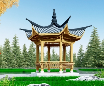 Chinese Style Building Component-ID:842149978
