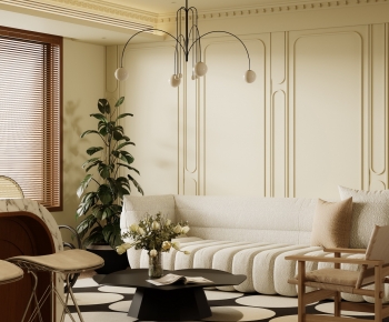 French Style A Living Room-ID:736788999
