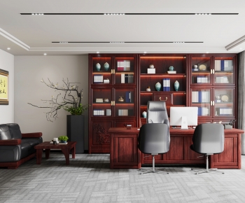 Chinese Style Manager's Office-ID:773017884