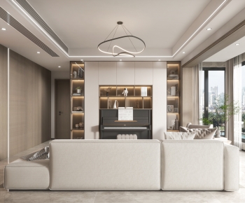 Modern A Living Room-ID:652959111