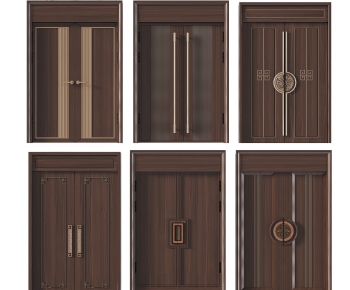 New Chinese Style Double Door-ID:280843029