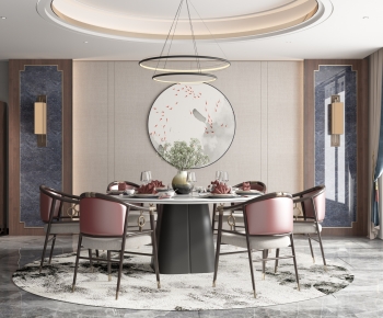 New Chinese Style Dining Room-ID:883280999