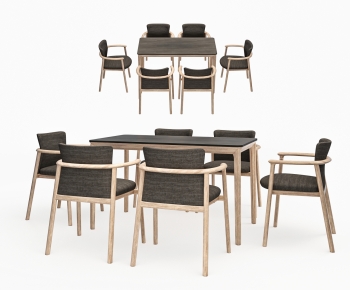 Modern Dining Table And Chairs-ID:850347041