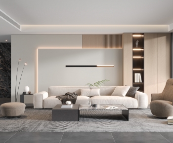 Modern A Living Room-ID:714914088
