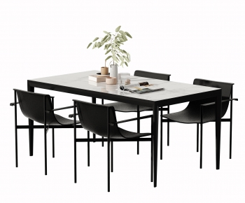 Modern Dining Table And Chairs-ID:761754043