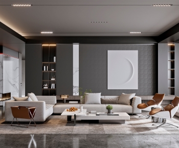 Modern A Living Room-ID:412087921